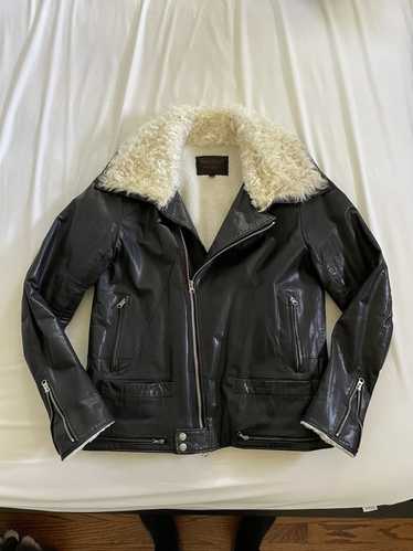 Undercover Sherpa Lined Leather Astro Rider - image 1