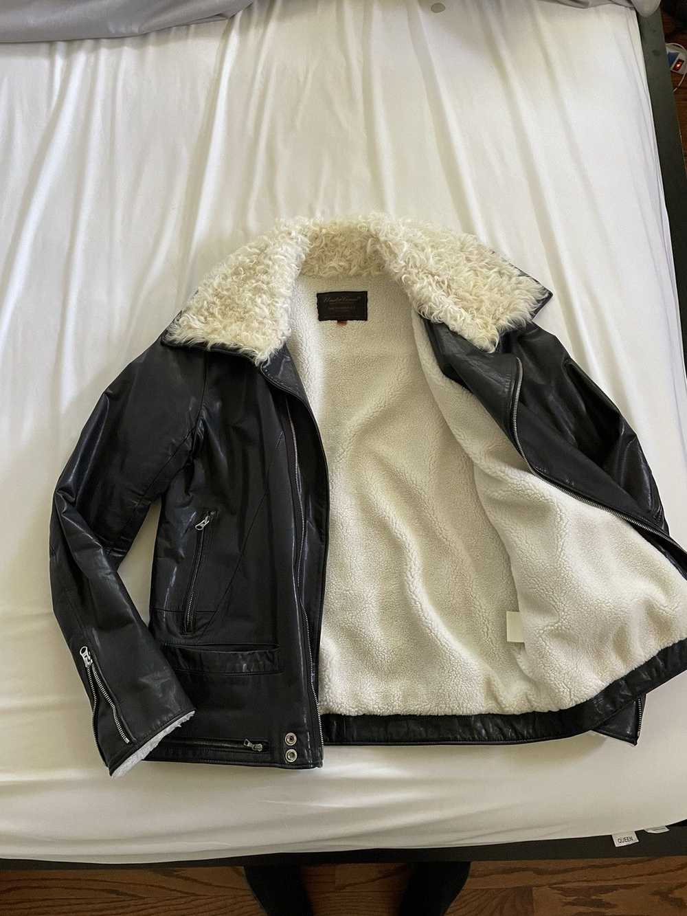 Undercover Sherpa Lined Leather Astro Rider - image 4