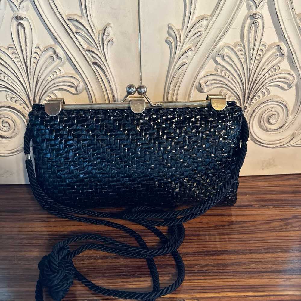 Vintage straw purse - image 1