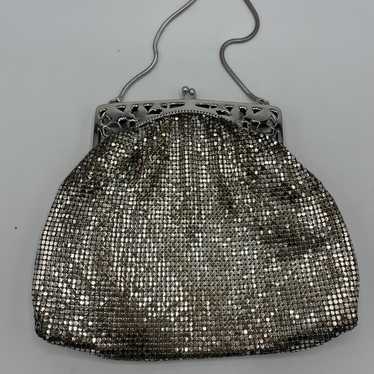 Vintage Whiting and Davis Silver Mesh Bag - image 1