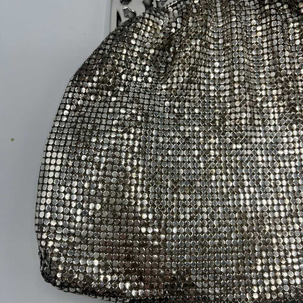 Vintage Whiting and Davis Silver Mesh Bag - image 5