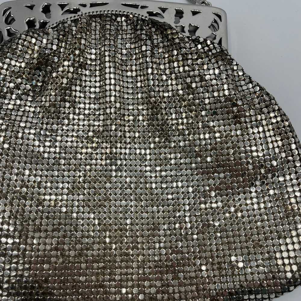 Vintage Whiting and Davis Silver Mesh Bag - image 6