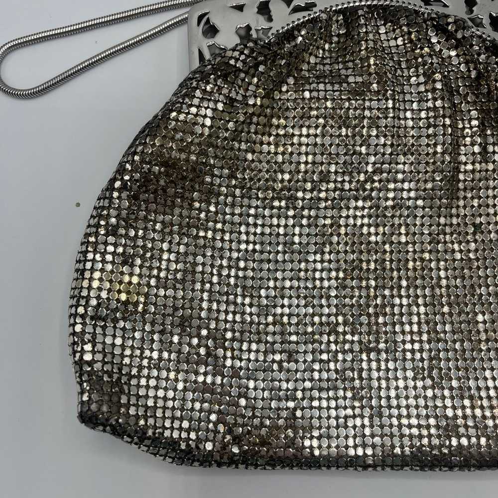 Vintage Whiting and Davis Silver Mesh Bag - image 7