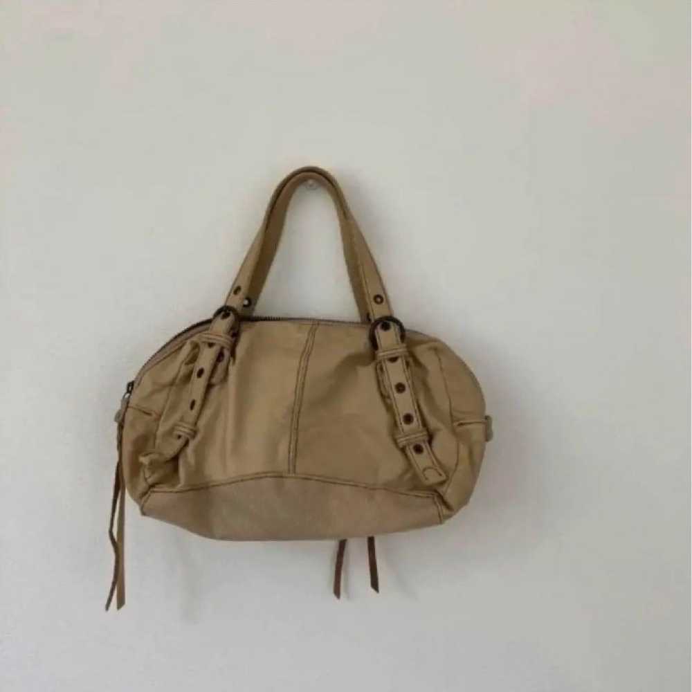 Genuine leather bag in beige. - image 2