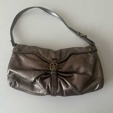 Kooba Copper Metallic Pleated Leather Vintage Bag… - image 1