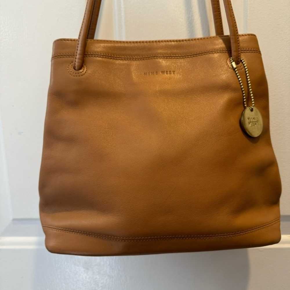 Vintage Leather Nine West Bag - image 3