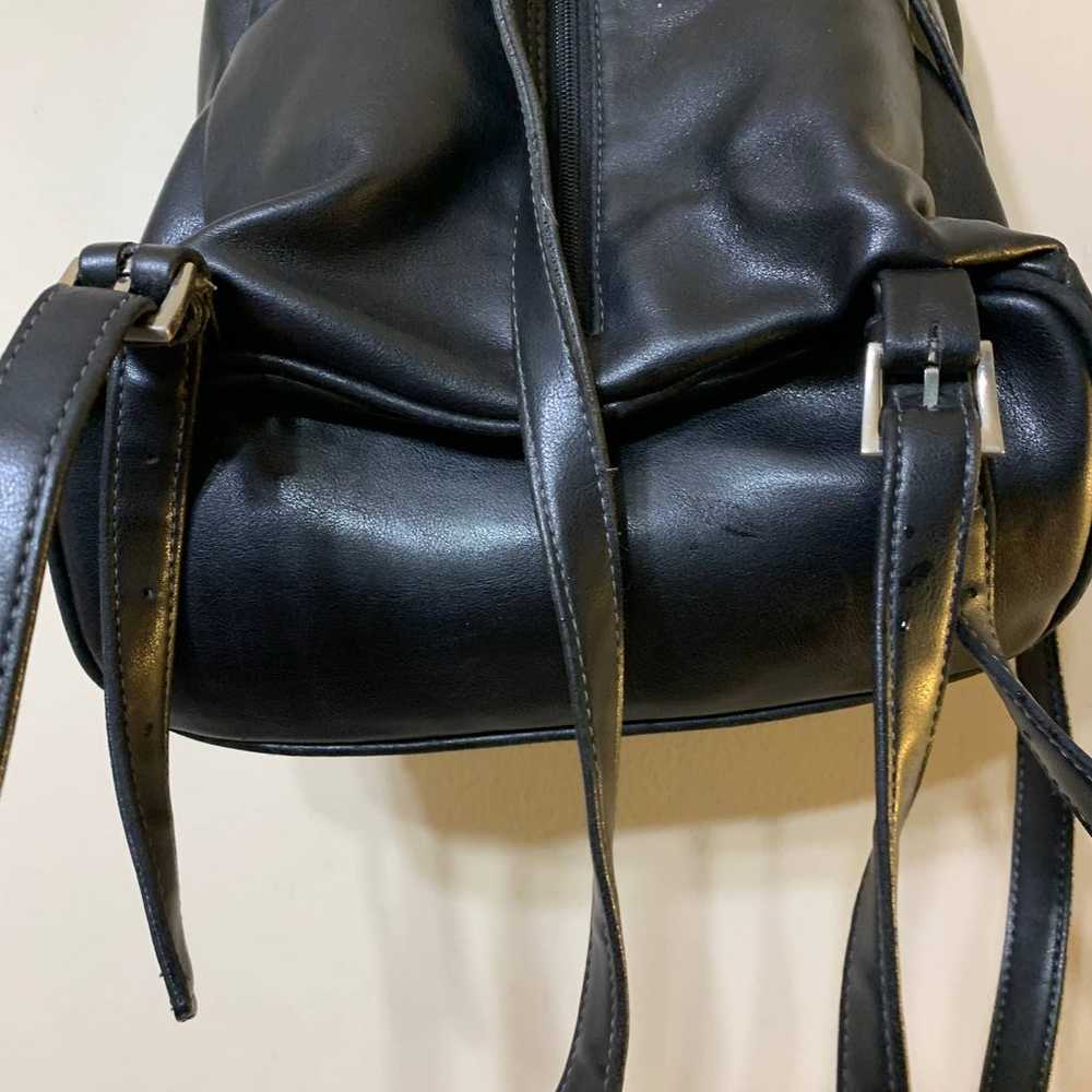 Vintage faux leather mini backpack - image 10