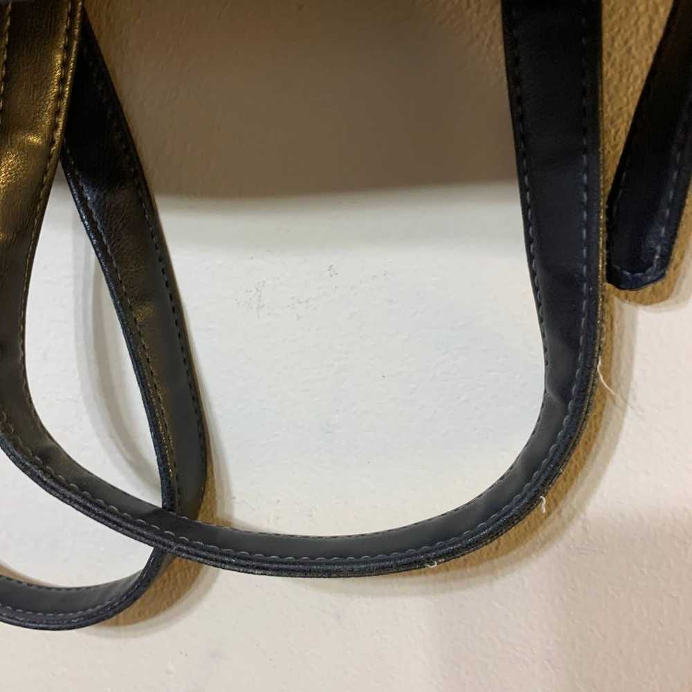 Vintage faux leather mini backpack - image 5