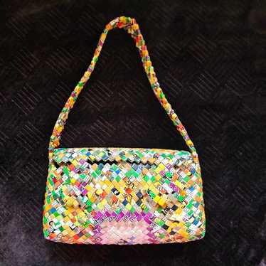 Vintage Recycled Candy Wrapper Handbag