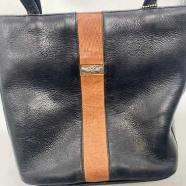 Vintage American Angel Womens Black Leather Should