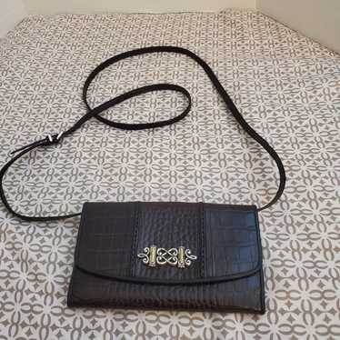 Brighton Leather  Crossbody Mini Bag Wallet.