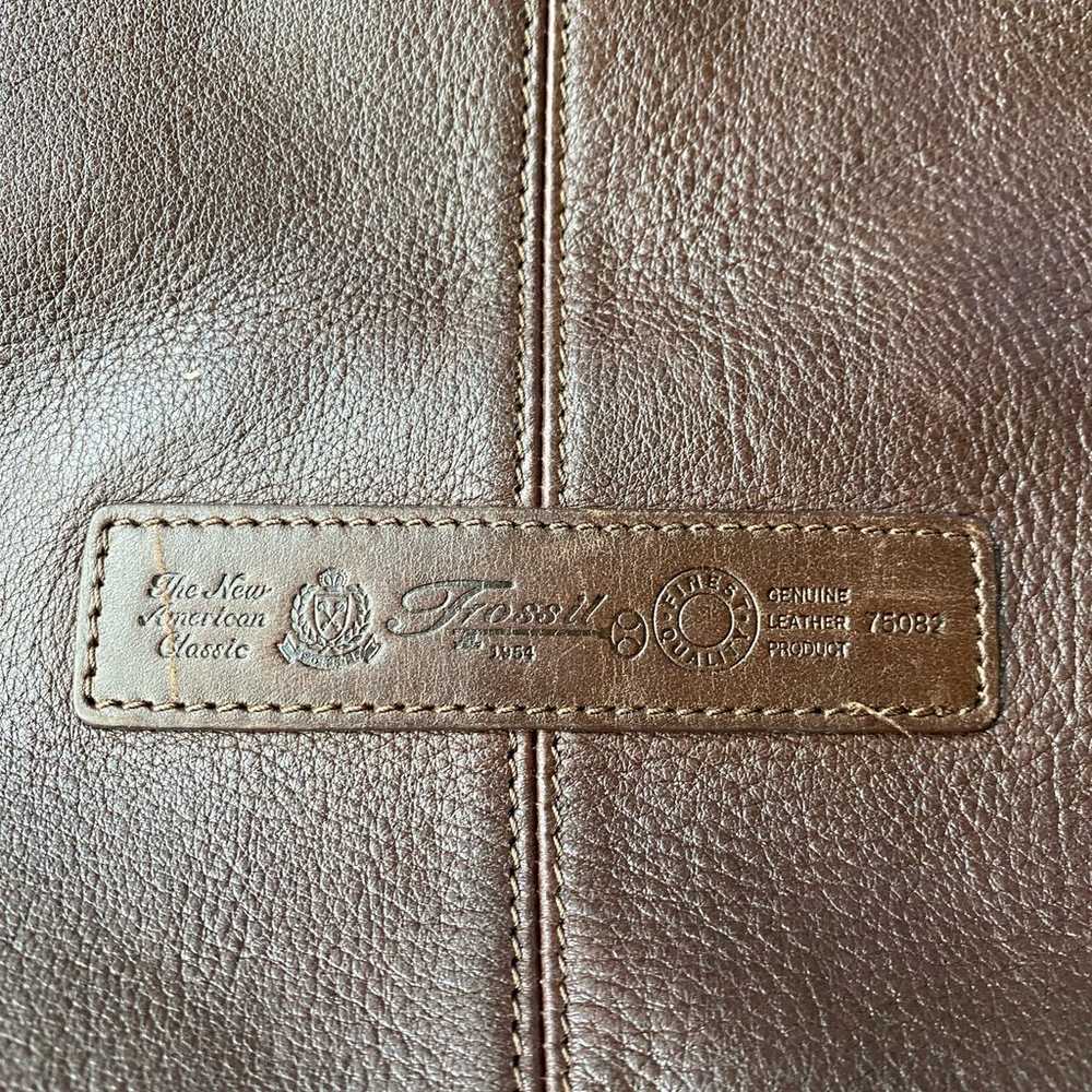 Vintage Y2K Genuine Leather Fossil Purse - image 4