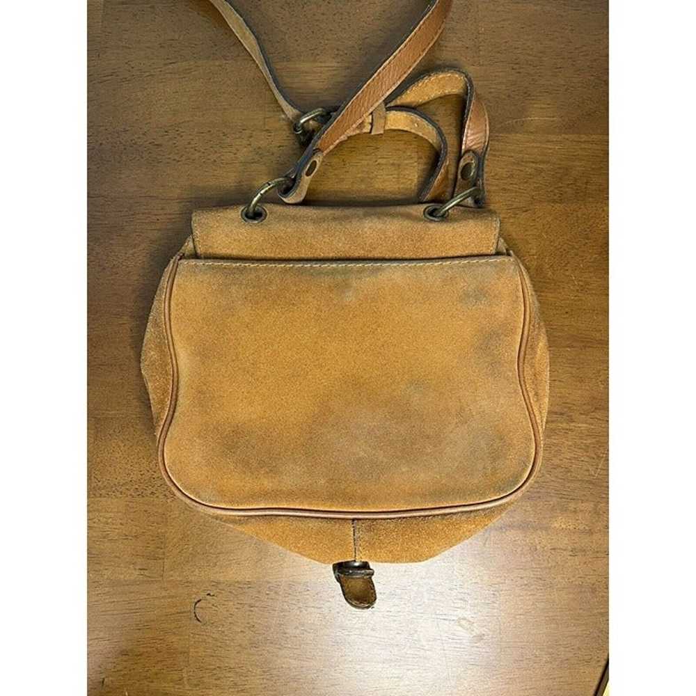 Vintage Patricia Nash Italian Leather Suede Flap … - image 3