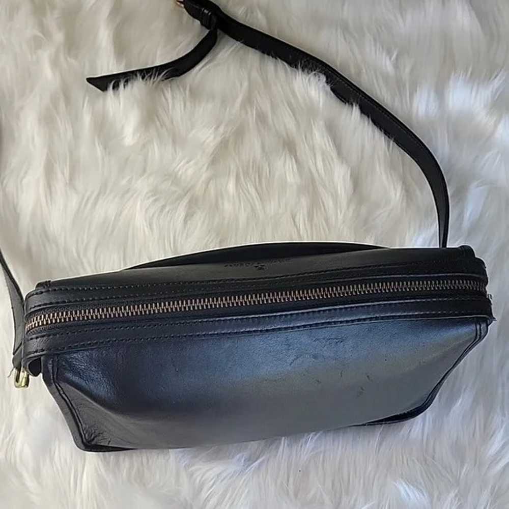 VINTAGE Etienne Aigner Black Leather Crossbody Sh… - image 6