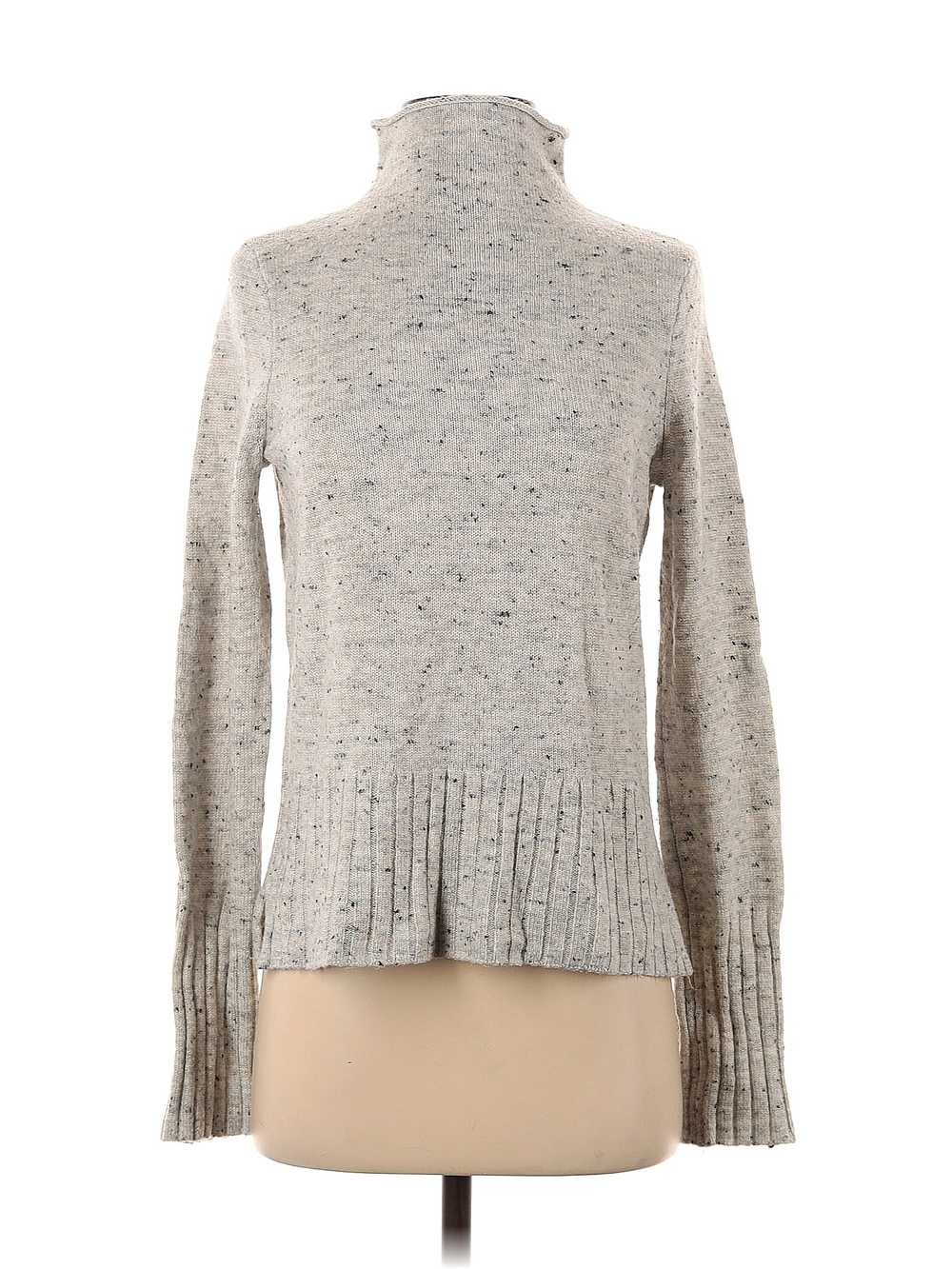 Madewell Women Gray Turtleneck Sweater S - image 1