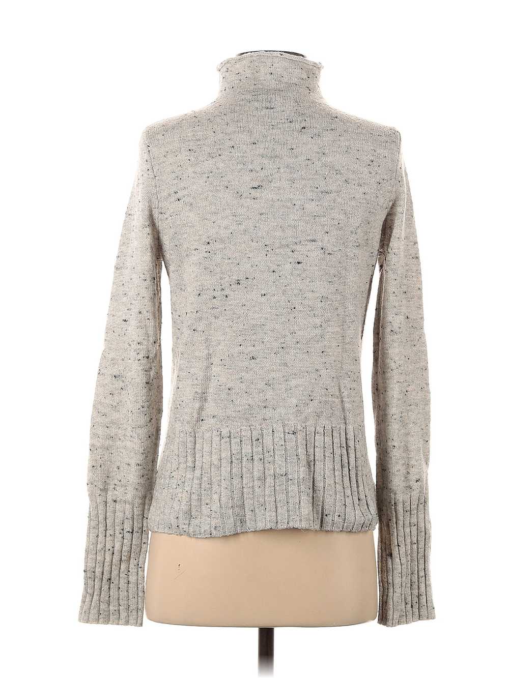 Madewell Women Gray Turtleneck Sweater S - image 2