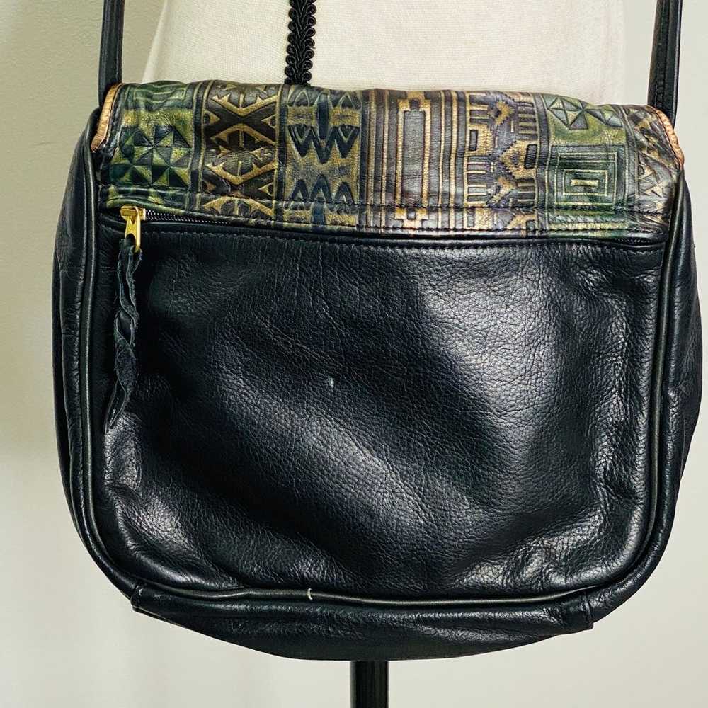 Vintage Sven Design Southwestern Leather Purse Bo… - image 4