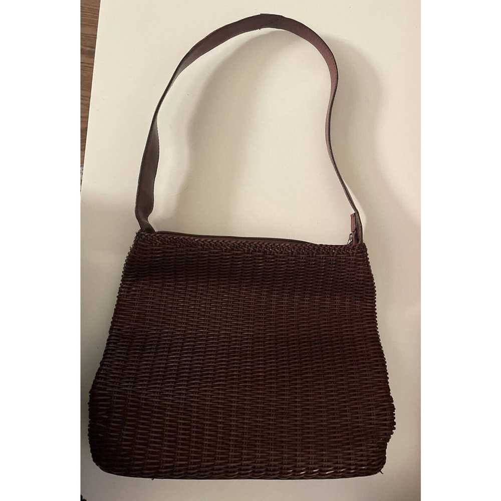 FOSSIL Vintage Woven Basket Weave Leather Shoulde… - image 8