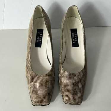 Stuart Weitzman Matrix Block Heels Square Toe Wom… - image 1