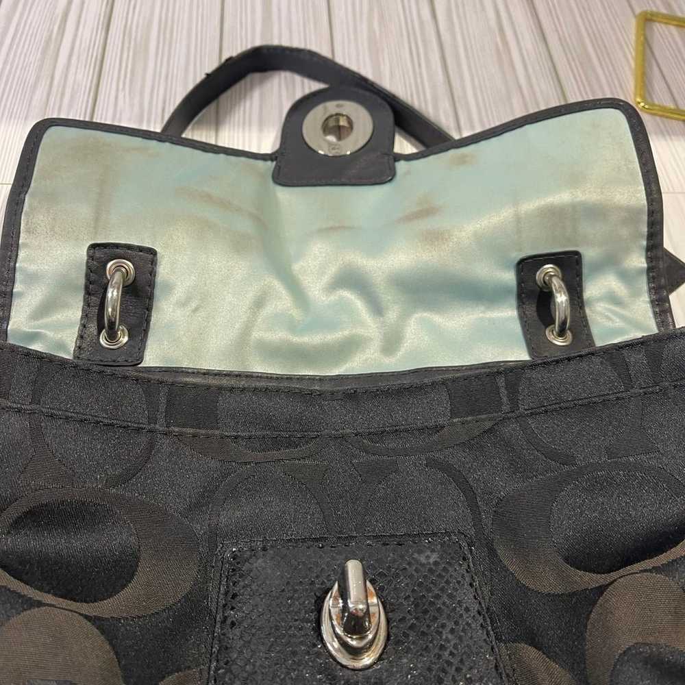 Coach Peyton Signature Shoulder Bag VINTAGE - image 11