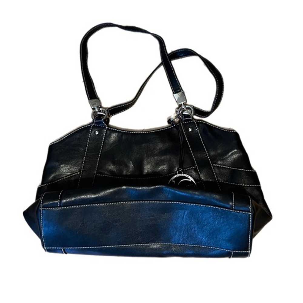 Vintage Liz Claiborne Black Classic Shoulder Bag - image 3