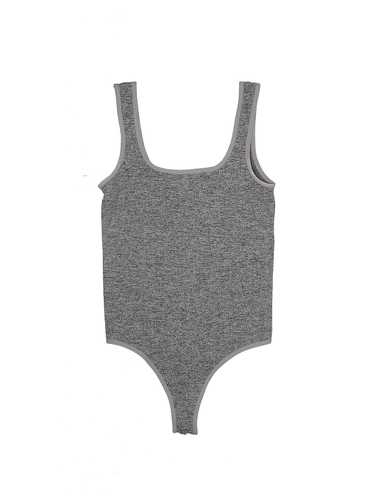 Colsie Women Gray Bodysuit S - image 1