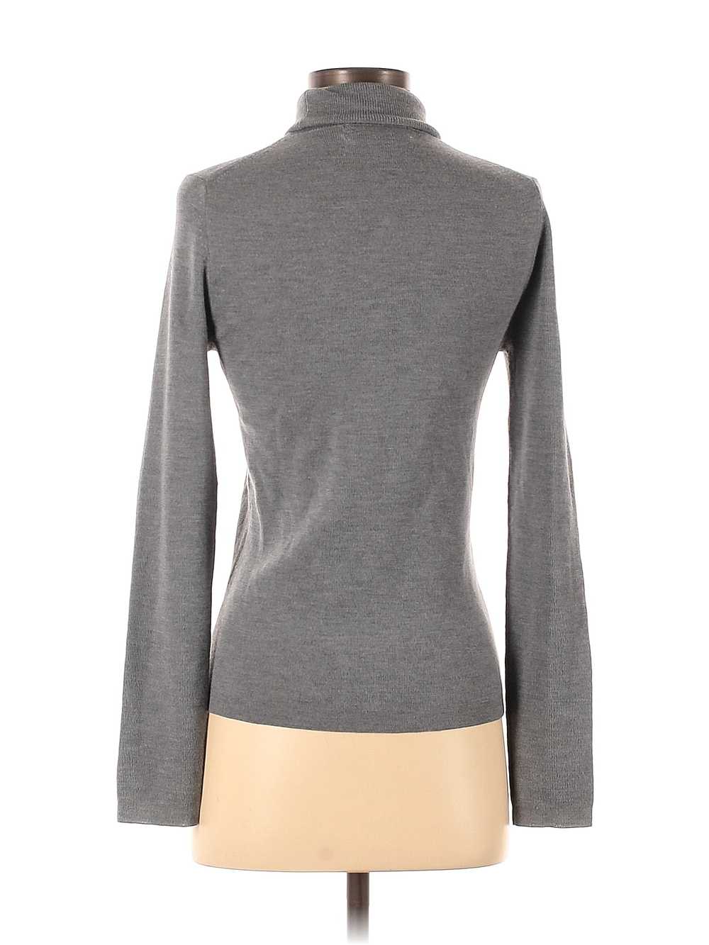 Brooks Brothers Women Gray Turtleneck Sweater S - image 2