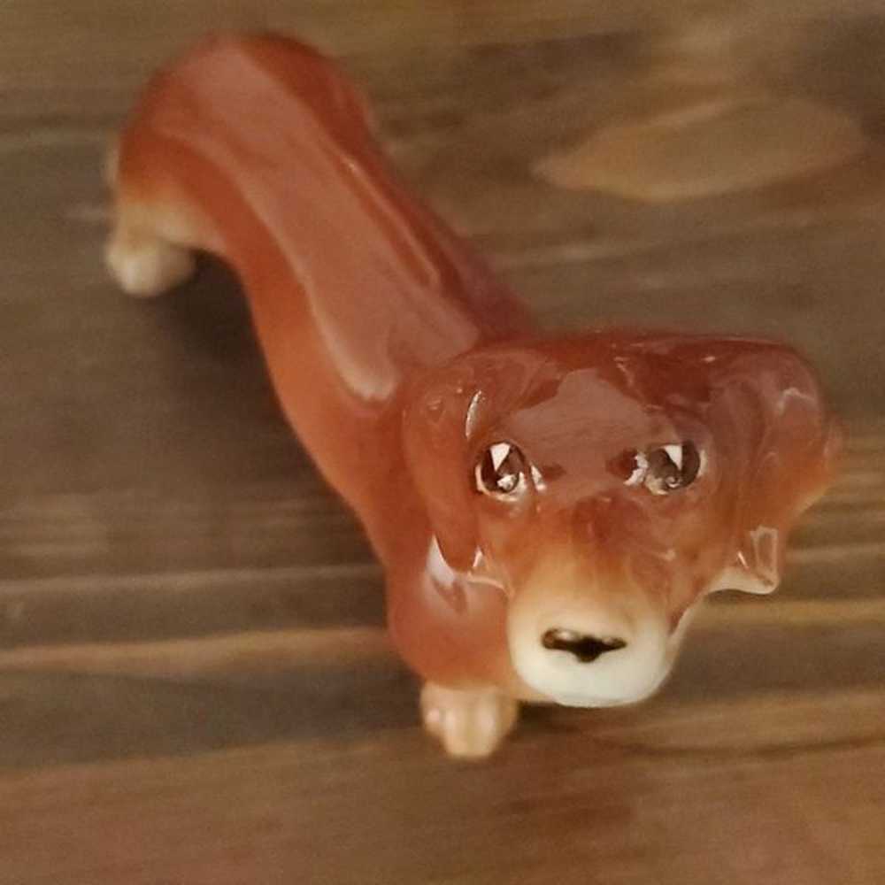 2 Vintage Porcelain Dog figurines - image 2