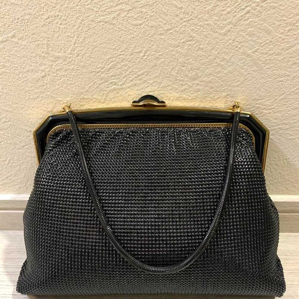 ⭐️Vintage OROTON Black Metal Beads Handbag - image 2