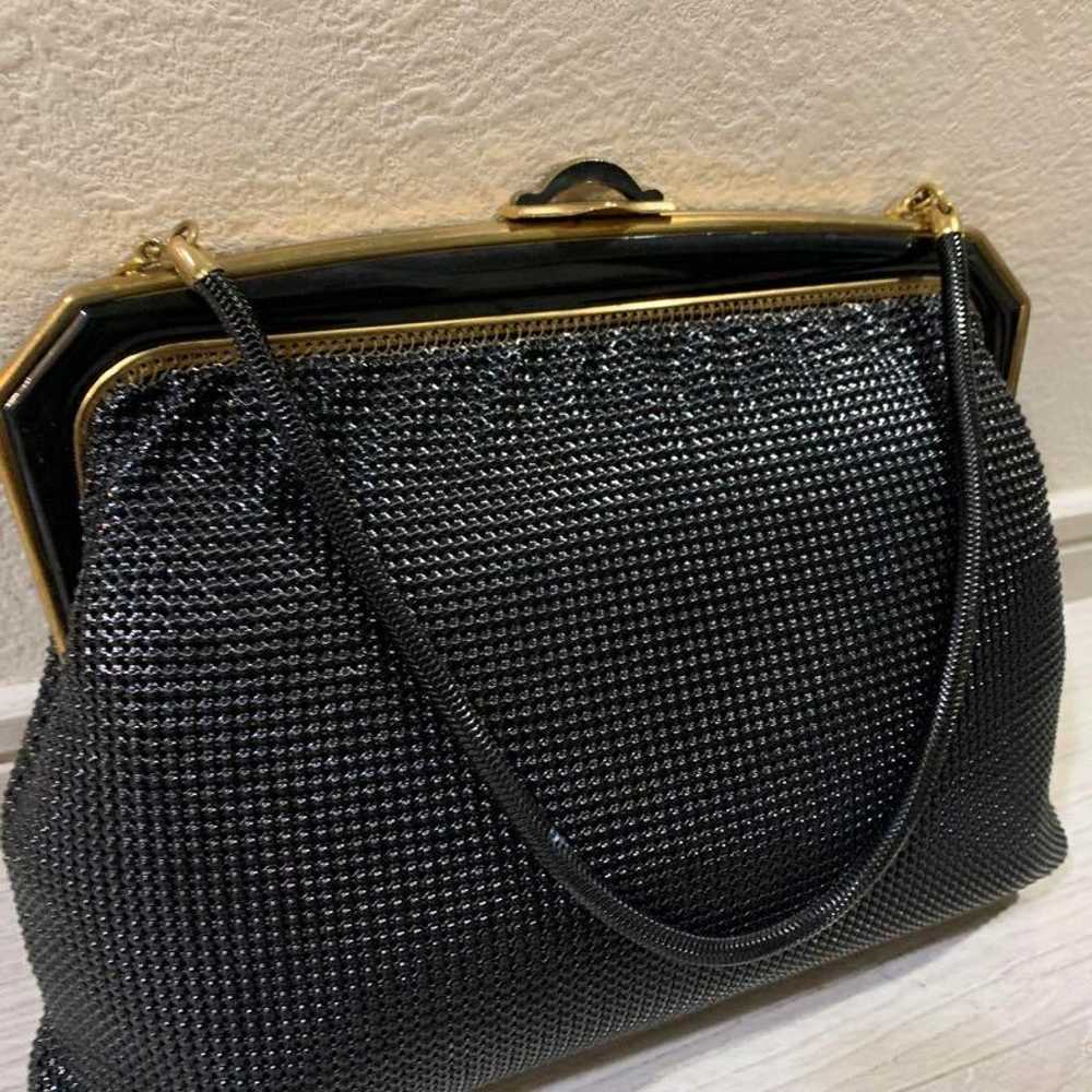 ⭐️Vintage OROTON Black Metal Beads Handbag - image 3