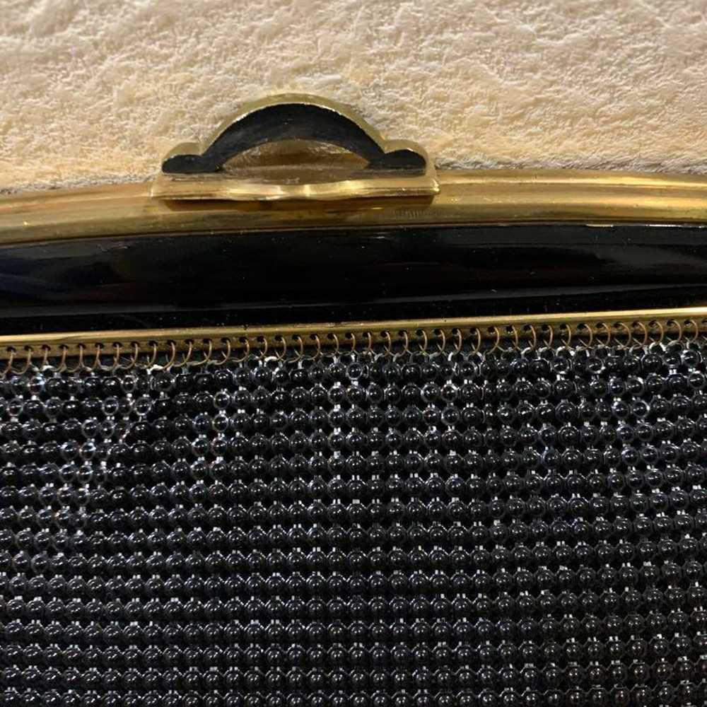 ⭐️Vintage OROTON Black Metal Beads Handbag - image 4