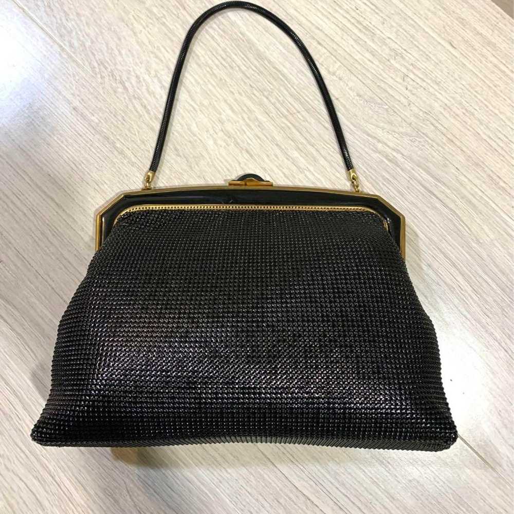 ⭐️Vintage OROTON Black Metal Beads Handbag - image 8