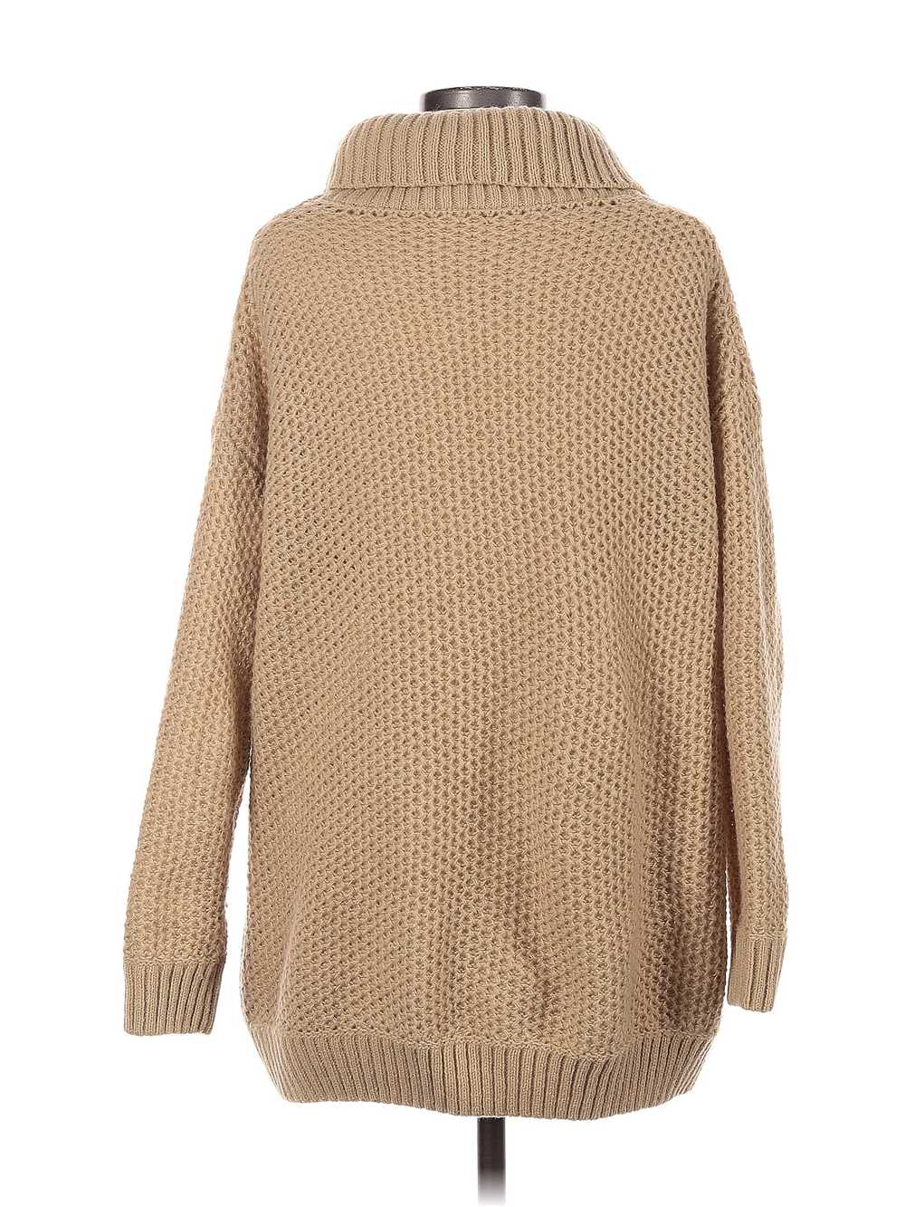 Shein Women Brown Pullover Sweater 2 - image 2