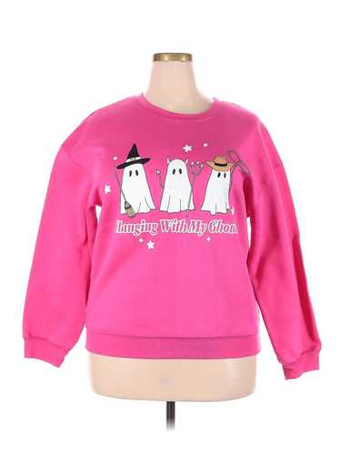 Wound Up Women Pink Sweatshirt 19