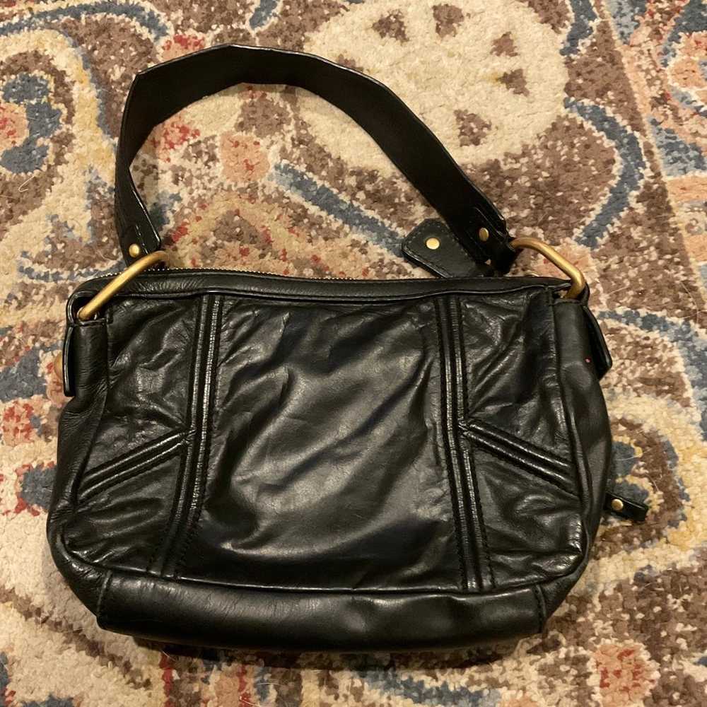 Vintage leather juicy couture shoulder bag - image 3