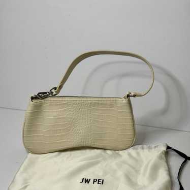 JW PEI EVA SHOULDER HANDBAG - IVORY CROC - image 1