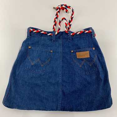 Vtg Wrangler Jean Denim Bag