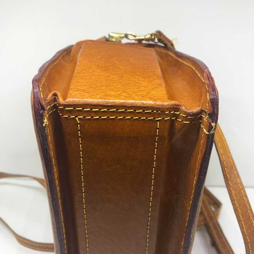 Genuine leather mini doctor bag shoulder 2way vin… - image 5