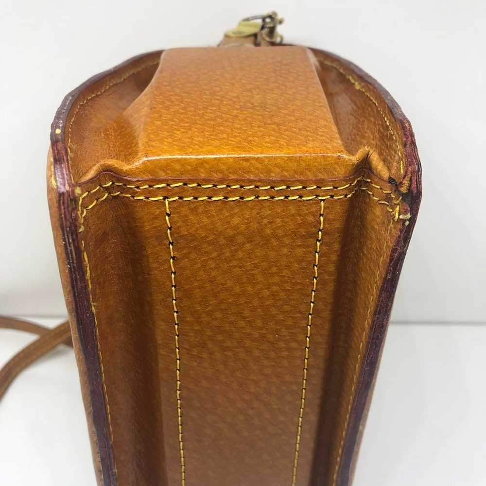 Genuine leather mini doctor bag shoulder 2way vin… - image 6