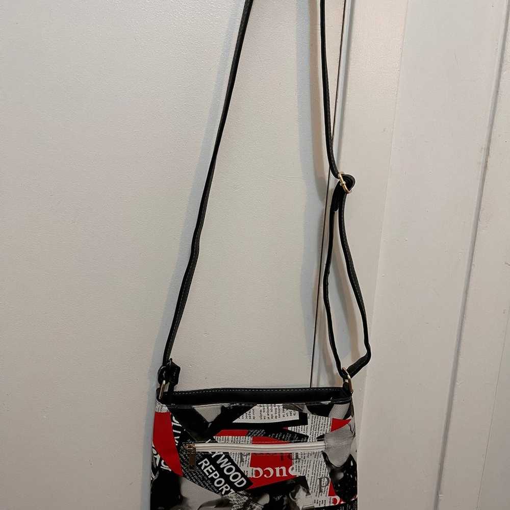 Marilyn monroe purse crossbody habdbag newspaper … - image 7