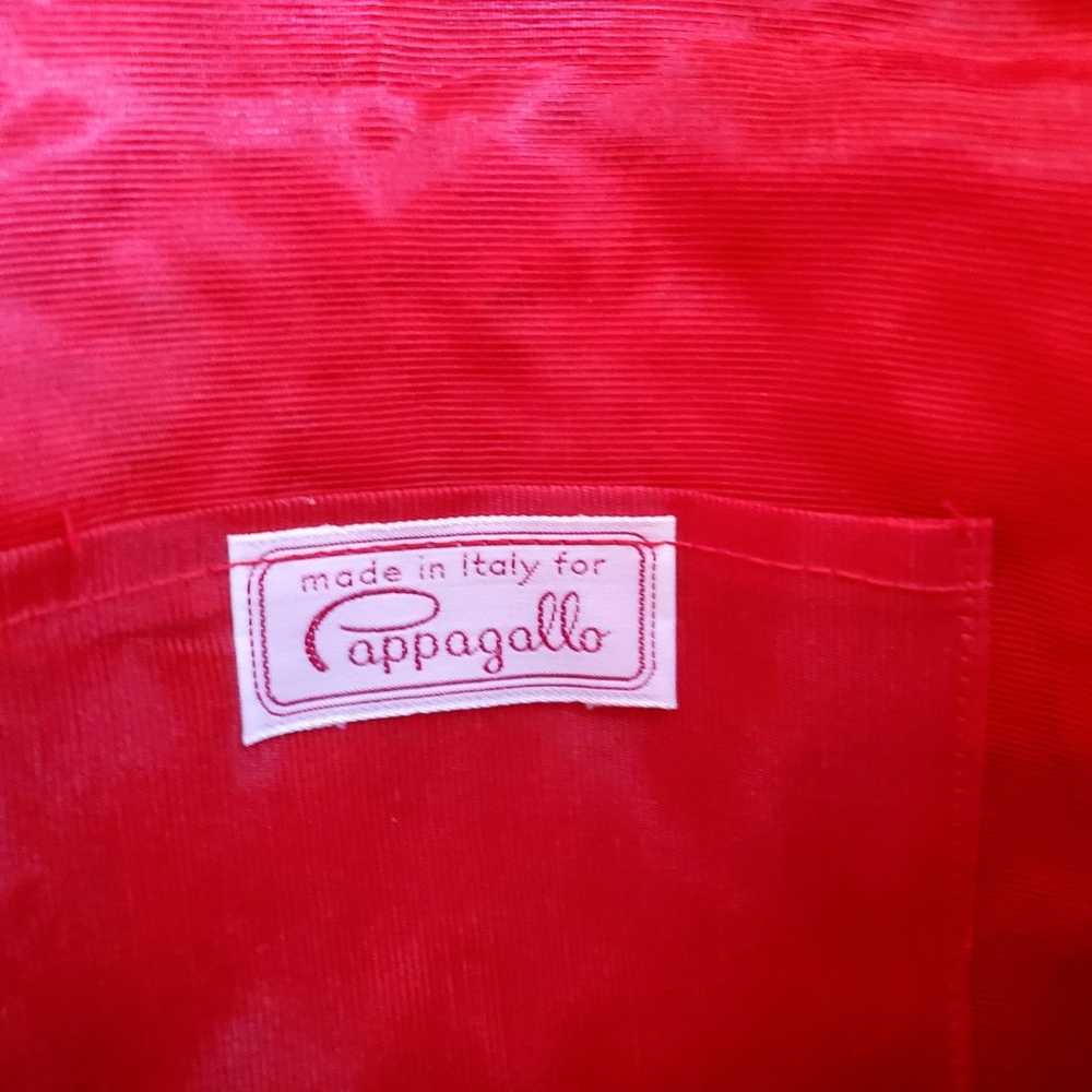 Vintage red straw Pappagallo bag made in Italy - image 7