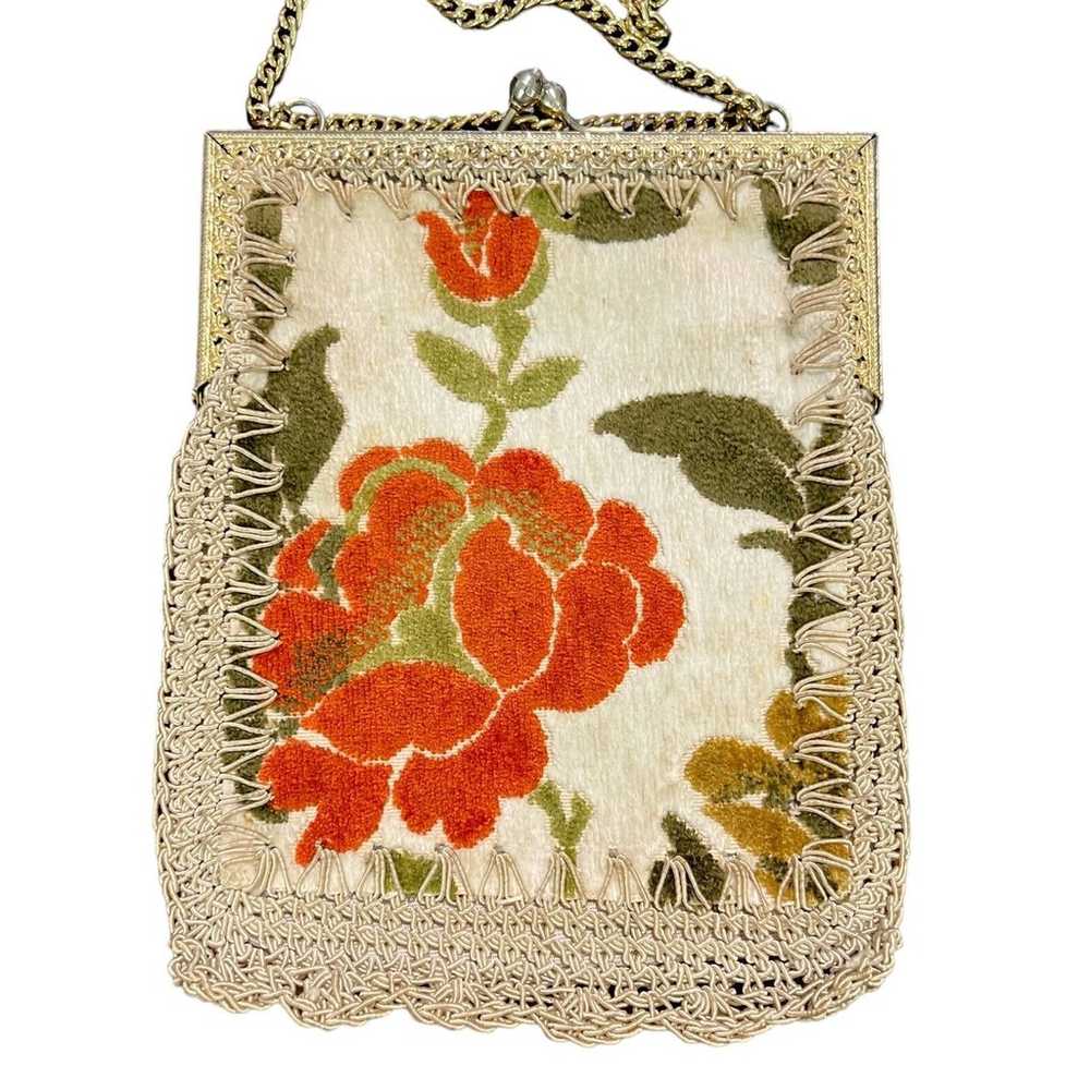 VINTAGE Mister Simon Ernest Floral Tapestry Clasp… - image 10