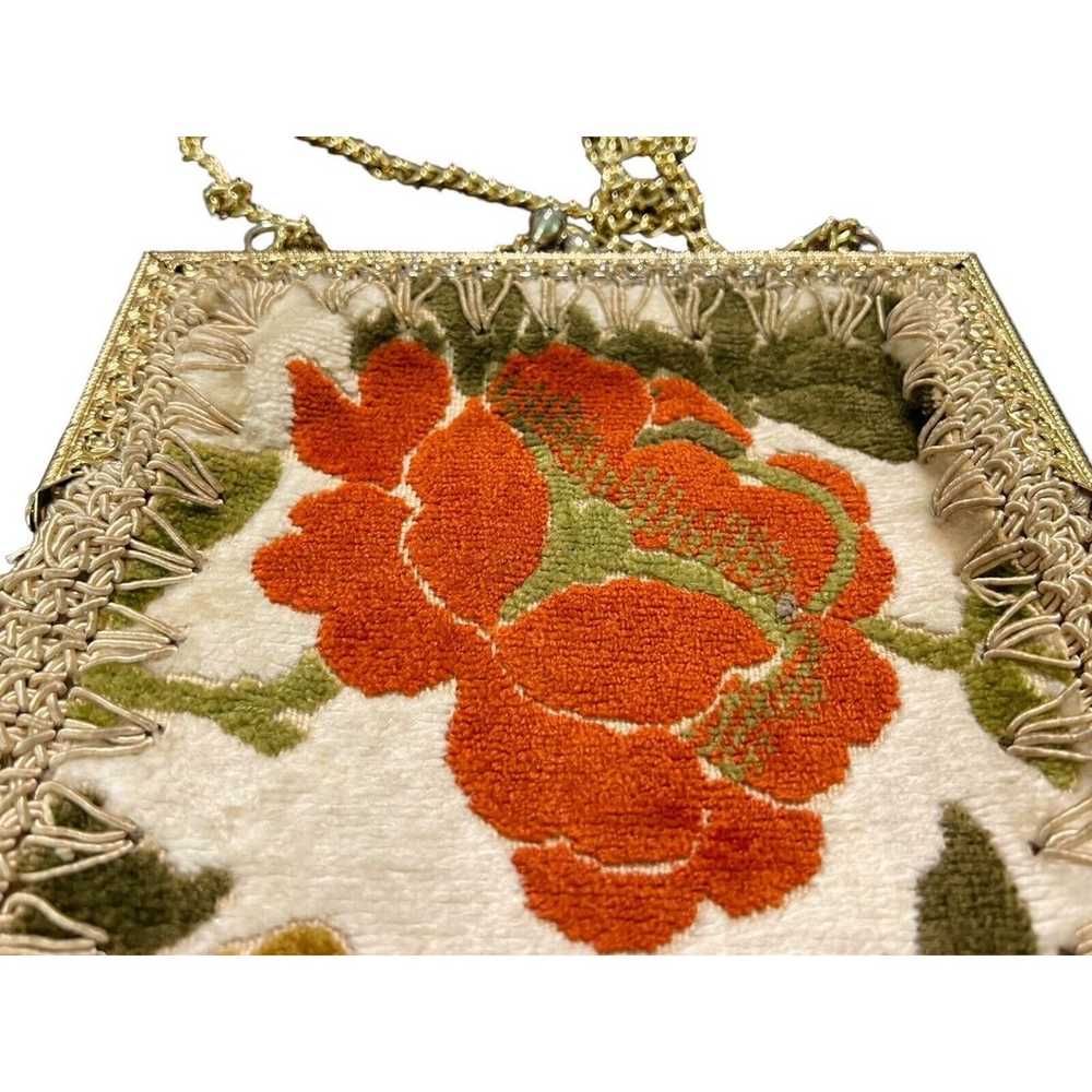 VINTAGE Mister Simon Ernest Floral Tapestry Clasp… - image 12