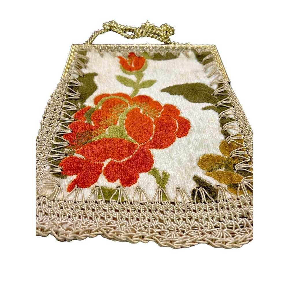 VINTAGE Mister Simon Ernest Floral Tapestry Clasp… - image 4