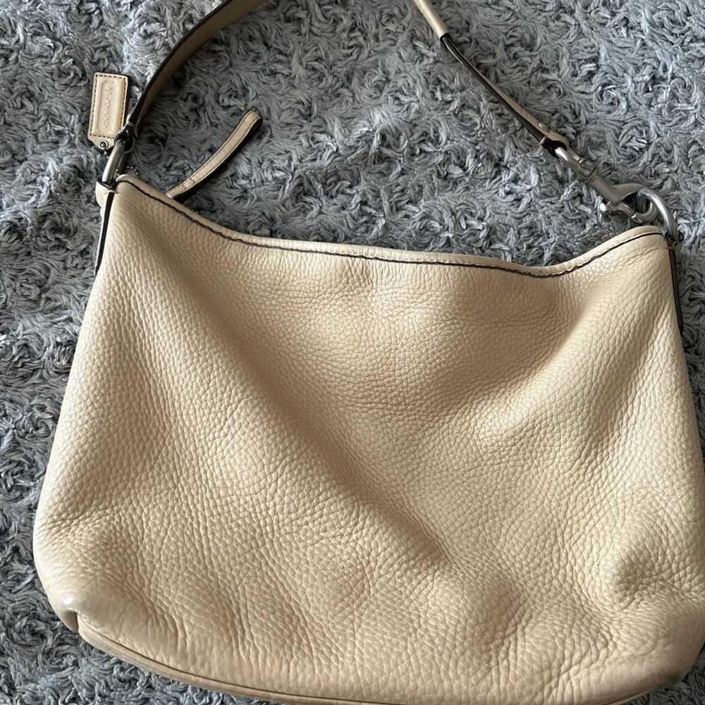 Coach leather bag vintage - image 2