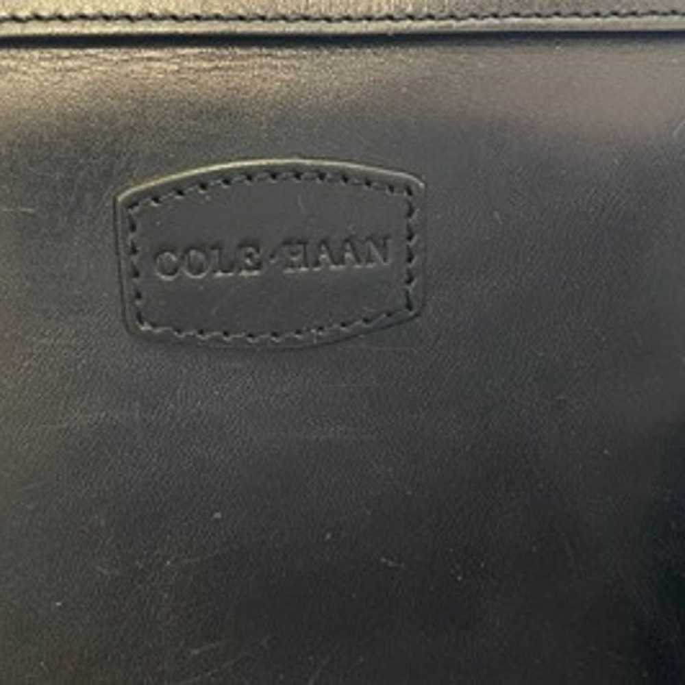 Vintage Cole Haan Black Leather Briefcase - image 5