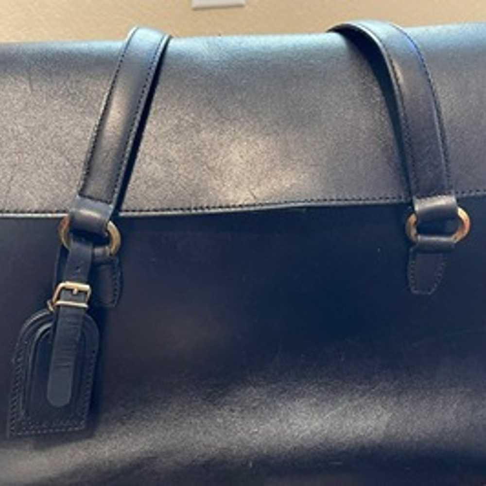 Vintage Cole Haan Black Leather Briefcase - image 7