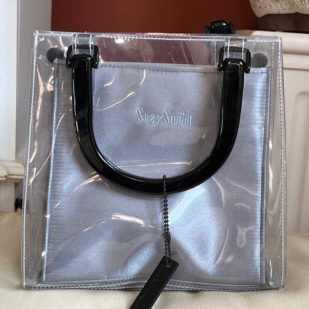 Vintage Suzy Smith clear Transparent handbag - image 1