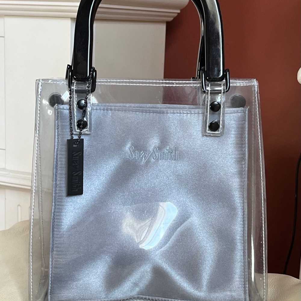 Vintage Suzy Smith clear Transparent handbag - image 2