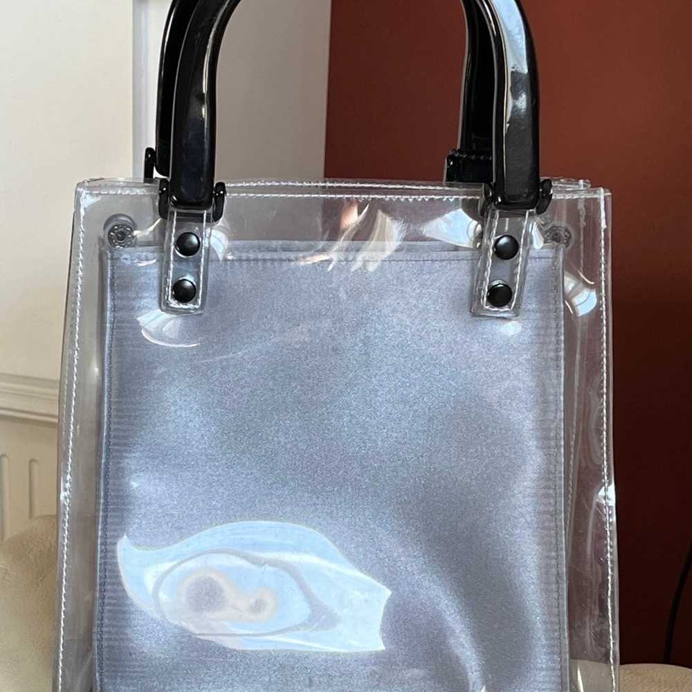 Vintage Suzy Smith clear Transparent handbag - image 4